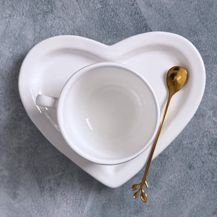 TAZON CORAZON + PLATO CORAZON + CUCHARA - Imagen 3