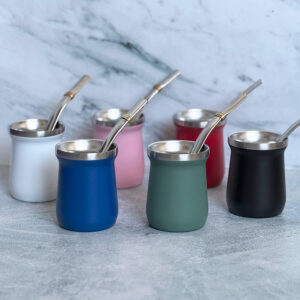 MATE TERMICO ACERO 160 ML - PACK 3 U.